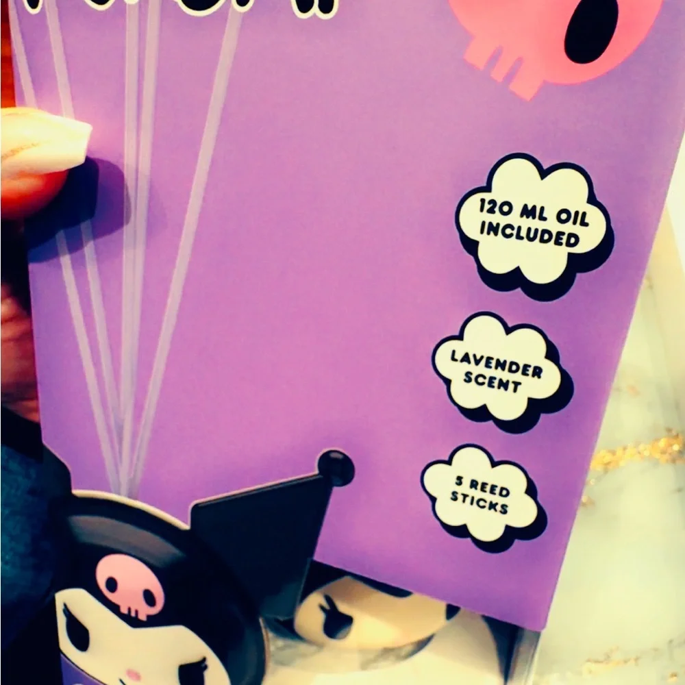 Lavender Scented Reed Diffuser - Kuromi !!! - Picture 4 of 8